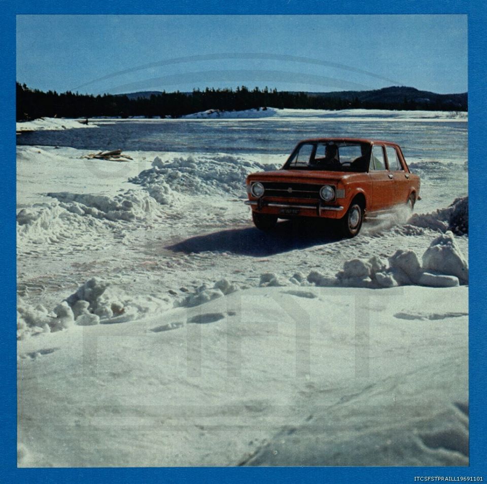 1969 Fiat 128 z illustrated fiat listopad prosinec 1969